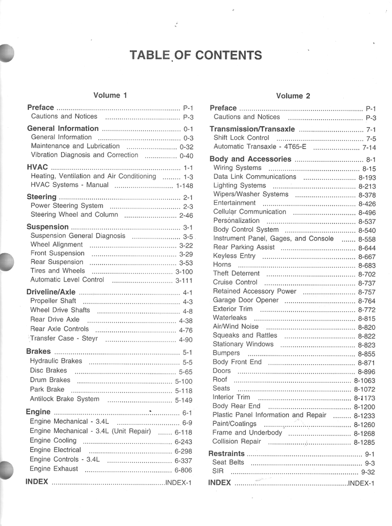 2002 Chevrolet Venture Pontiac Trans Sport/Montana Oldsmobile Silhouette Factory Shop Repair Service Manual Complete 2 Vol. Set