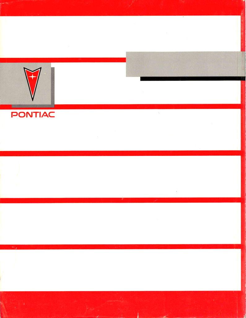 1991 Pontiac Trans Sport Factory Shop Repair Service Manual