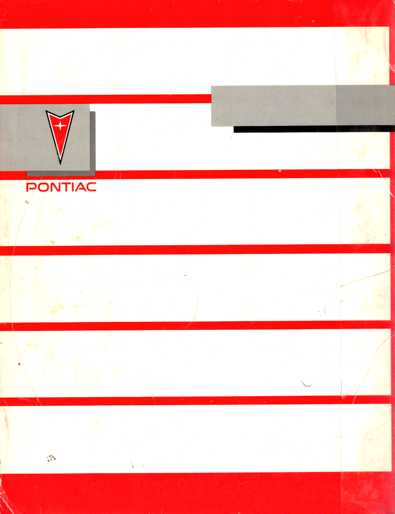 1991 Pontiac LeMans Factory Shop Repair Service Manual