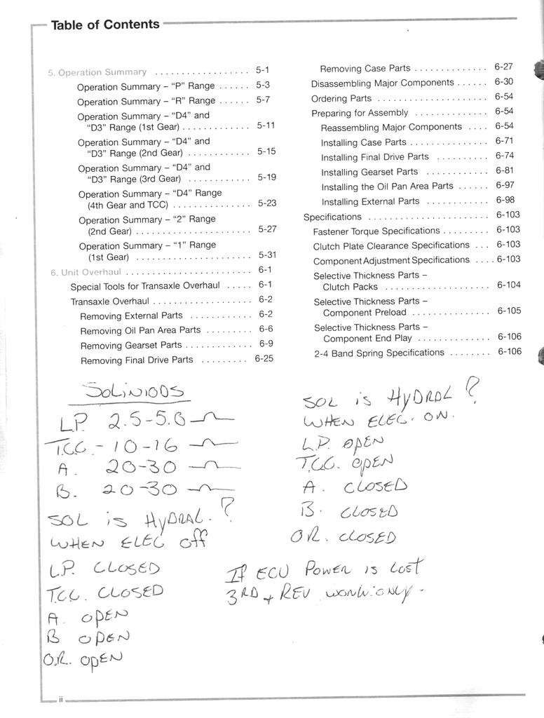 1990-1993 Geo Storm 4-Speed Automatic Transaxle JF430E Factory STG Service Manual