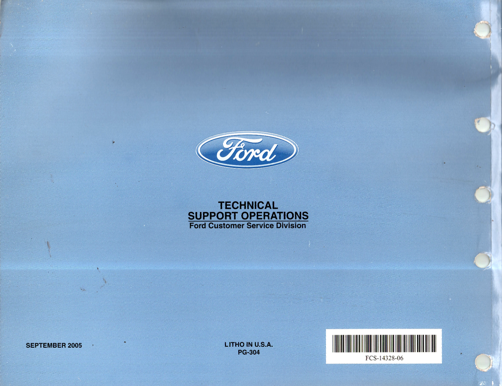 2006 Ford Escape Hybrid & Mercury Mariner Hybrid Factory Electrical Wiring Diagrams Manual