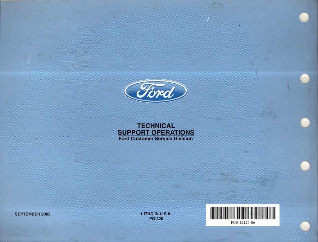 2006 Ford Ranger Pickup Factory Electrical Wiring Diagrams Manual