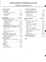 2003 Ford Expedition, Lincoln Navigator Factory Workshop Service Manual Set