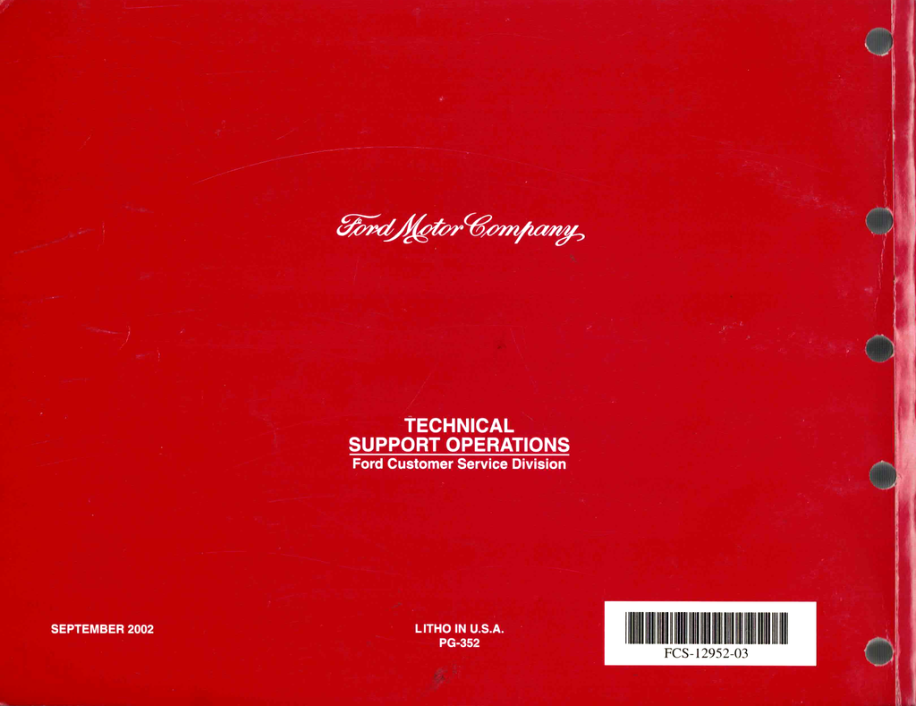 2003 Ford Escape Factory Electrical Wiring Diagrams Manual