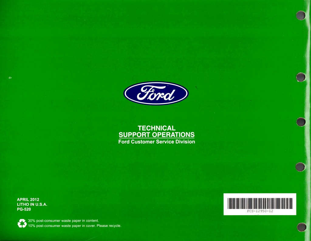 2012 Ford Focus Factory Electrical Wiring Diagrams Manual