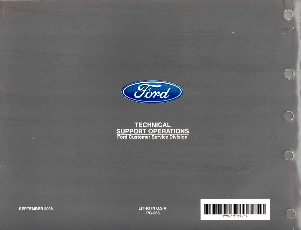 2009 Ford Ranger Factory Electrical Wiring Diagrams Manual