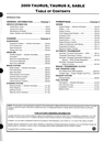 2009 Ford Taurus & Taurus X, Mercury Sable Factory Workshop Service Manual Set