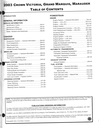 2003 Ford Crown Victoria, Mercury Grand Marquis & Marauder Factory Workshop Service Manual