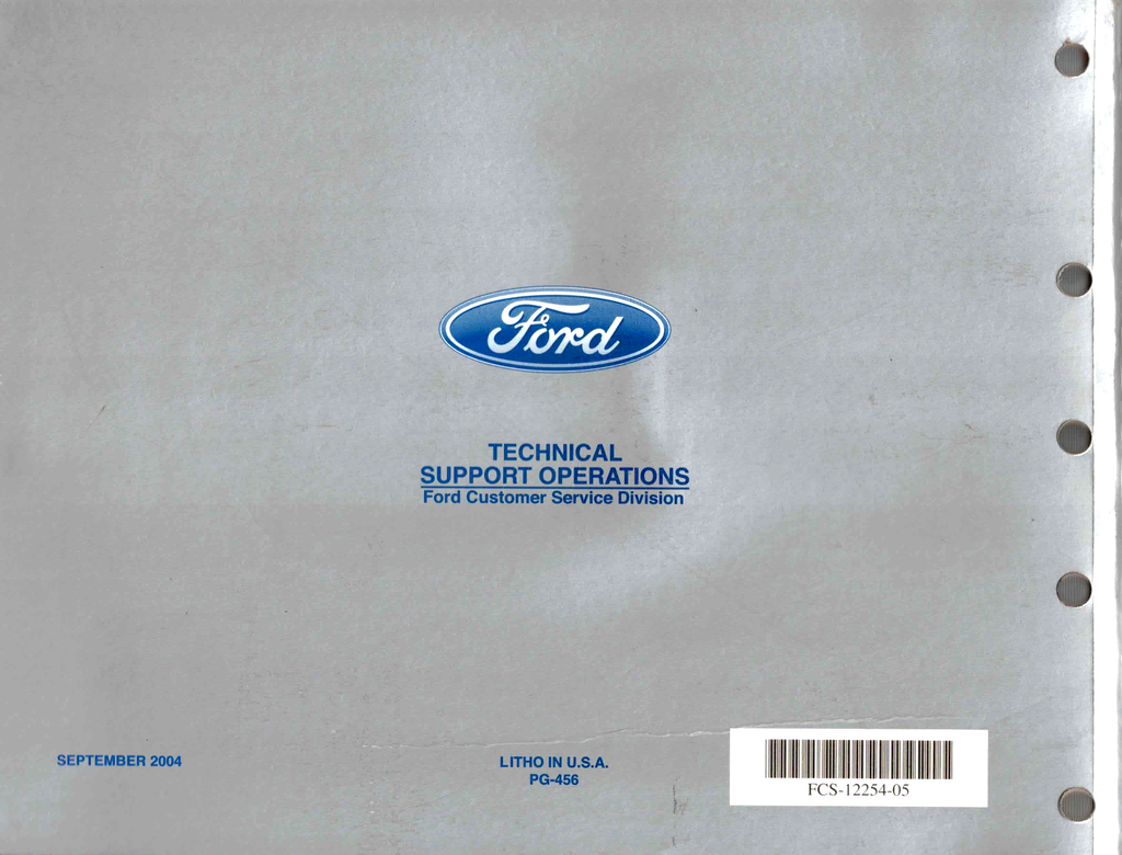 2005 Ford F-250 (F250), F-350 (F350), F-450 (F450) & F-550 (F550) F-Super Duty Factory Electrical Wiring Diagrams Manual