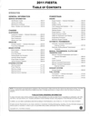 2011 Ford Fiesta Factory Workshop Service Manual