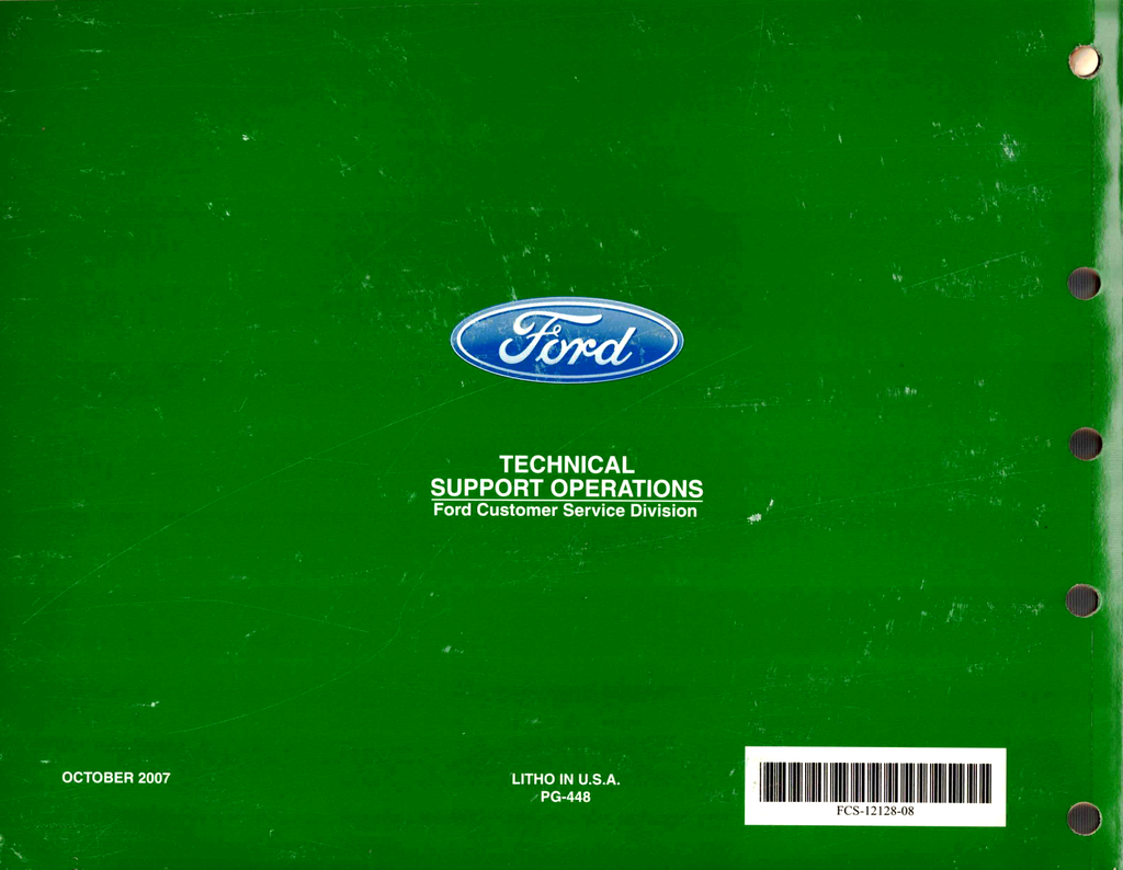 2008 Ford E-Series Factory Electrical Wiring Diagrams Manual