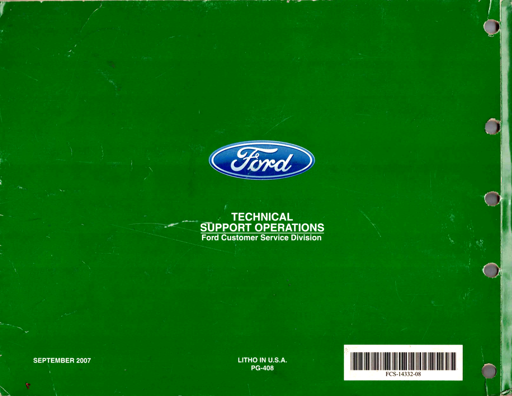 2008 Ford F-150, Lincoln Mark LT Factory Electrical Wiring Diagrams Manual