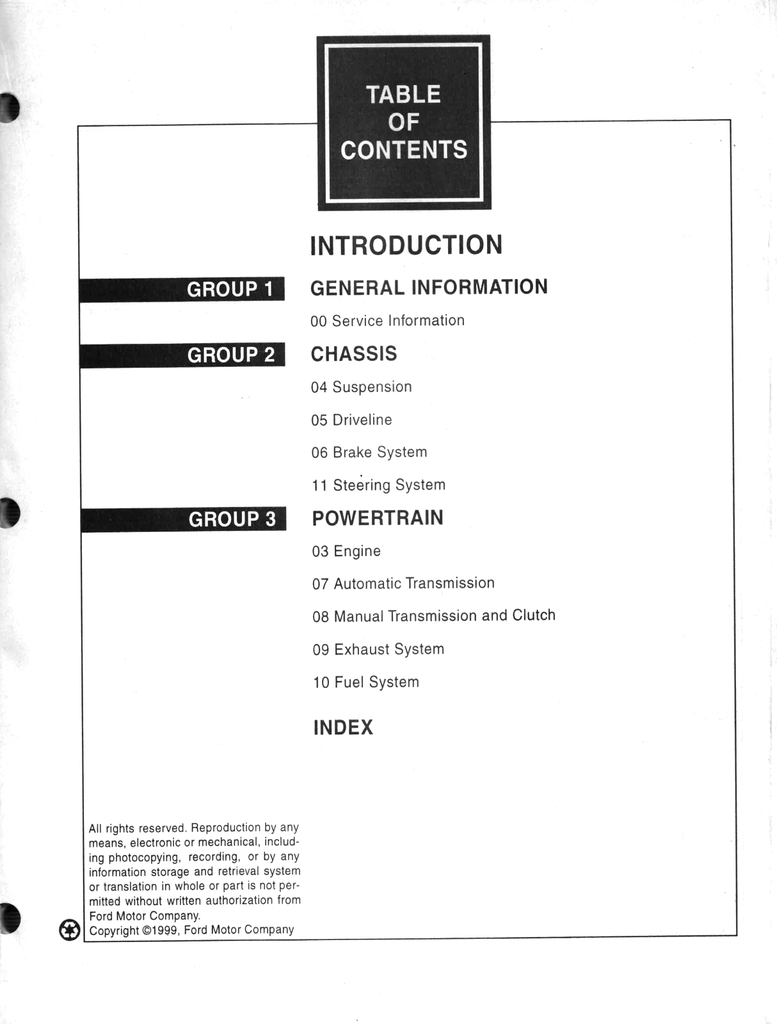 2000 Ford F-650 (F650), F-750 (F750) Medium Truck Factory Workshop Service Manual Set