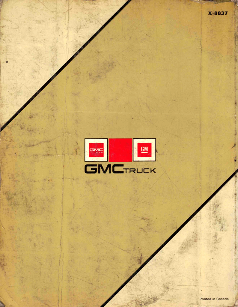 1988 GMC 10-30 Factory Unit Repair Service Manual, C/K Pickup, Suburban, Blazer, G Van, M Van, P Van, S-15