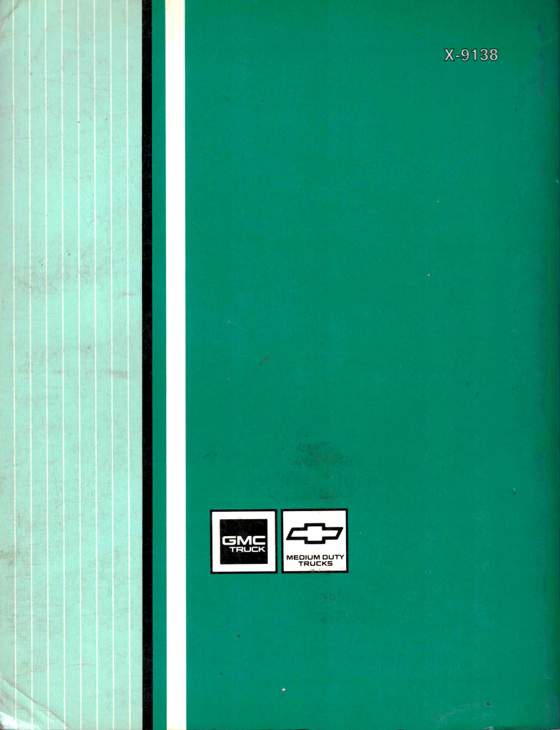 1991 Chevrolet/GMC Kodiak/TopKick Medium Duty Truck Factory Unit Repair Service Manual