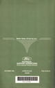 2000 Ford Car Factory Specifications Book--Town Car, Crown Victoria/Grand Marquis, Continental, Cougar, Focus, Taurus/Sable, Mustang, Escort, Contour/Mystique, LS