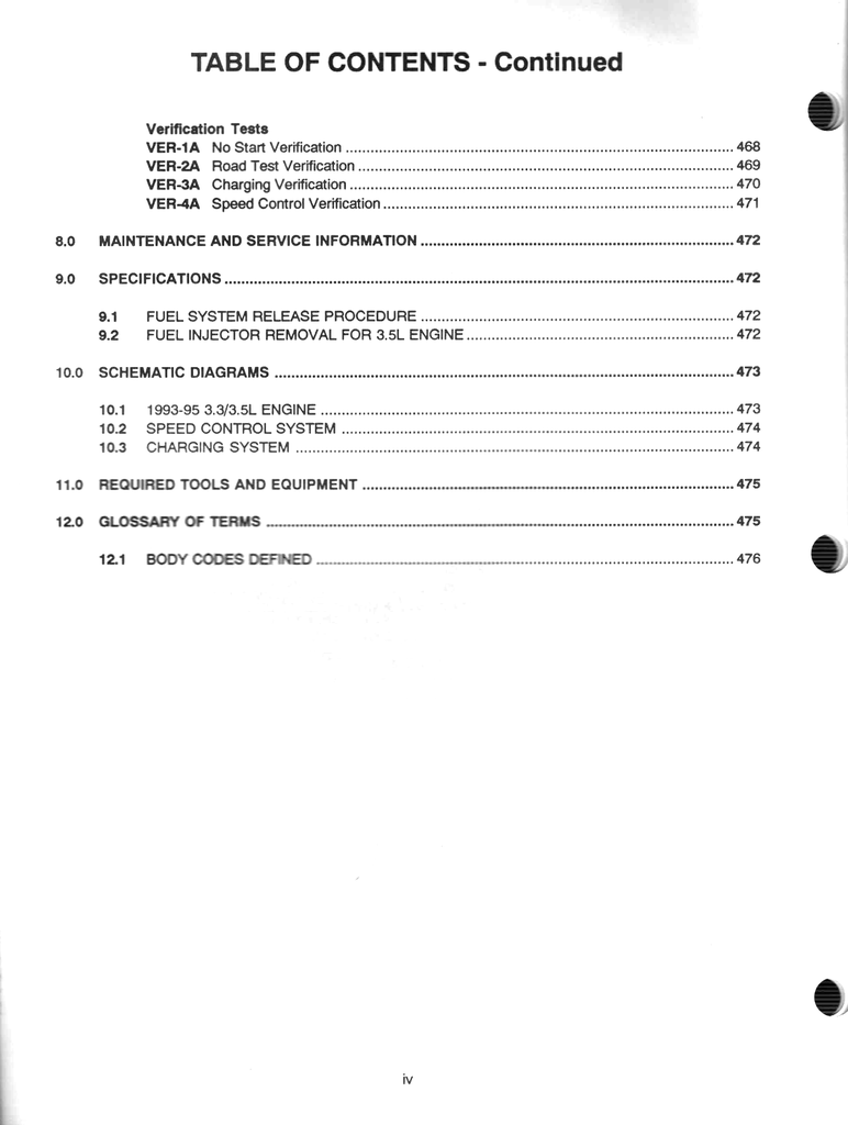 1993 1994 1995 Chrysler/Dodge/Plymouth 3.3L/3.5L Electronic Fuel Injection SFI & 3.3L SFI Flex-Fuel Powertrain Diagnostic Procedures Factory Service Manual