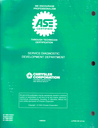 1993 1994 1995 Chrysler/Dodge/Plymouth 3.3L/3.5L Electronic Fuel Injection SFI & 3.3L SFI Flex-Fuel Powertrain Diagnostic Procedures Factory Service Manual