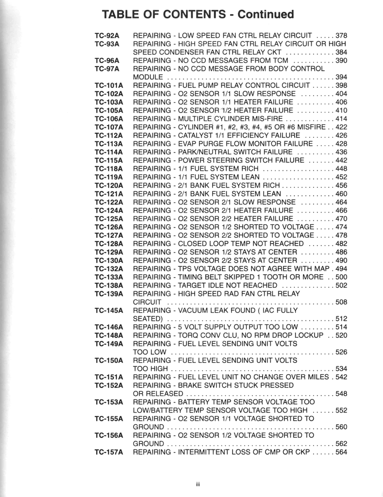 1996 Chrysler/Dodge/Eagle/Plymouth 2.0L/2.4L/2.5L/3.3L/3.5L SFI Car Powertrain Diagnostic Procedures Factory Service Manual 