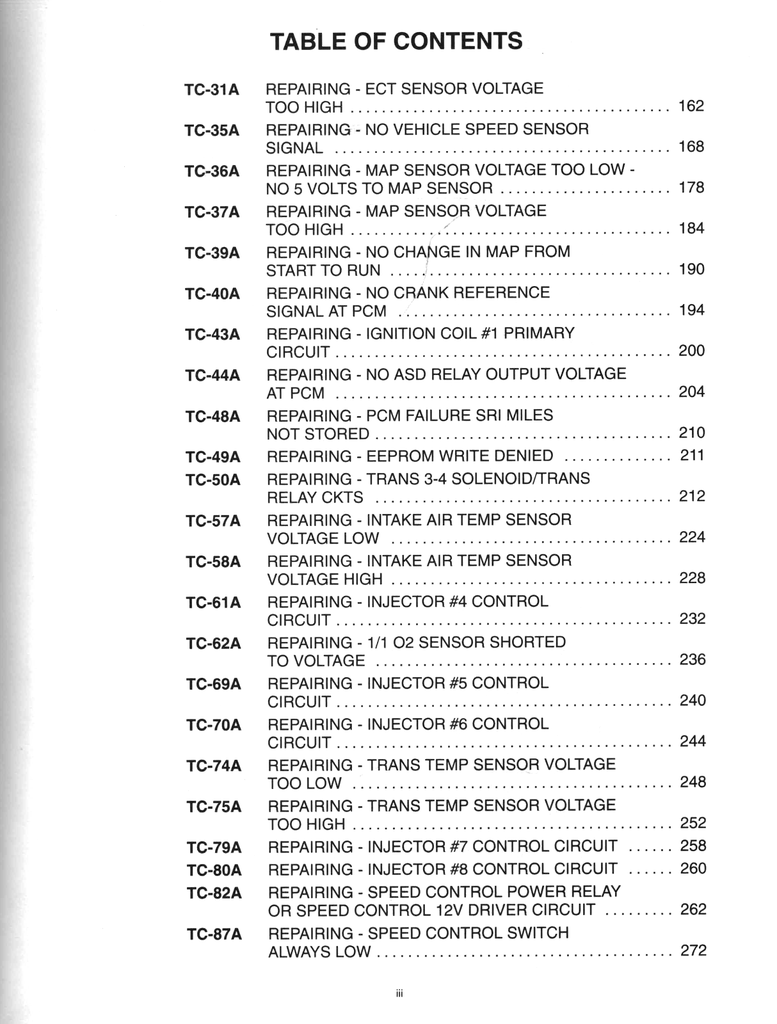 1998 Jeep 2.5L/4.0L/5.2L/5.9L Powertrain Diagnostic Procedures Factory Service Manual 