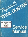 1974 Plymouth Trail Duster, Dodge Ramcharger Factory Shop Repair Service Manual