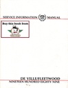1989 Cadillac DeVille and Fleetwood Shop Service Repair Manual