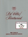 1988 Cadillac DeVille and Fleetwood Front Wheel Drive Shop Service Repair Manual