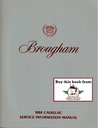1988 Cadillac Brougham Shop Service Repair Manual