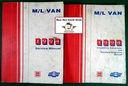 1994 Chevrolet/GMC Astro and Safari M/L Van Service Shop Manual+Tune Up/Electrical Set