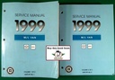 1999 Chevrolet Astro, GMC Safari M/L Van OEM Factory Shop Service Manual 2 Vol Set