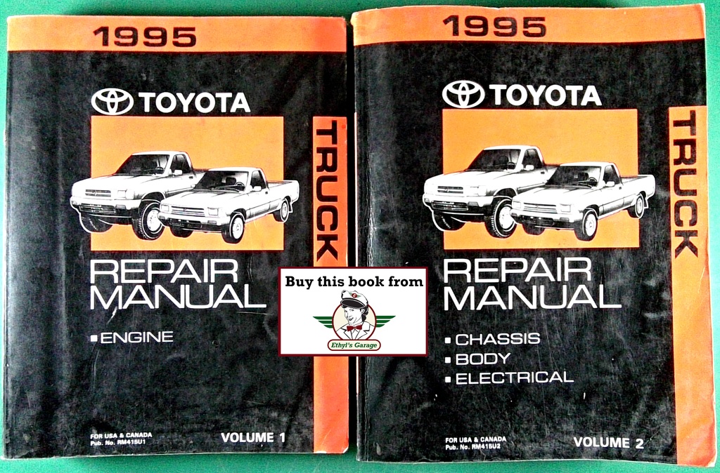 1995 Toyota Truck Pickup OEM Shop Service Repair Maintenance Manual