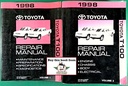 1998 Toyota T100 Pickup OEM Shop Service Repair Manual 2 Volume Set