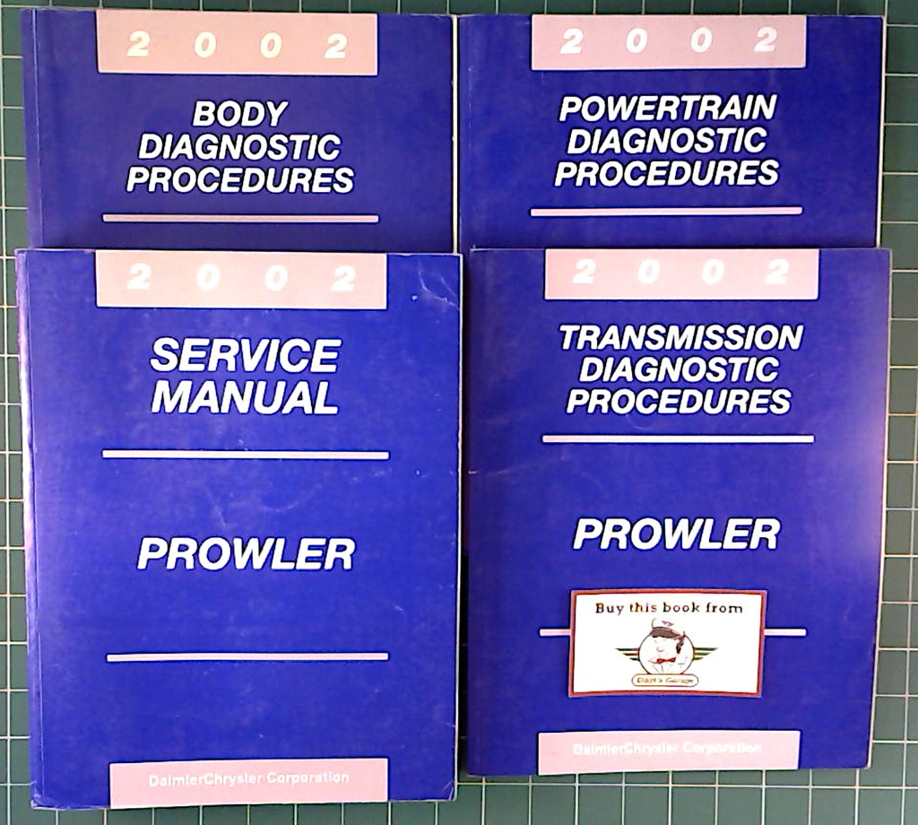 2002 Plymouth Prowler Service & Diagnostic Manuals Complete Set