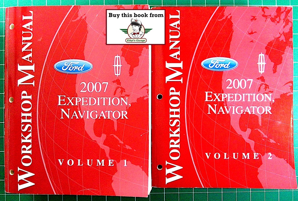 2007 Ford Expedition and Lincoln Navigator Workshop Manual Complete Set