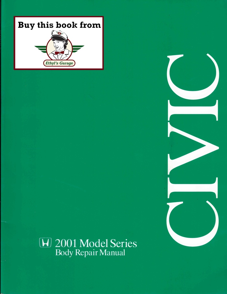 2001 Honda Civic Body Repair Service Manual BRM