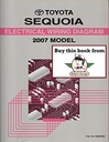 2007 Toyota Sequoia OEM Shop Service Repair Electrical Wiring Diagram Manual