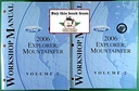 2006 Ford Explorer, Mercury Mountaineer Original Factory Service Workshop Manual Set