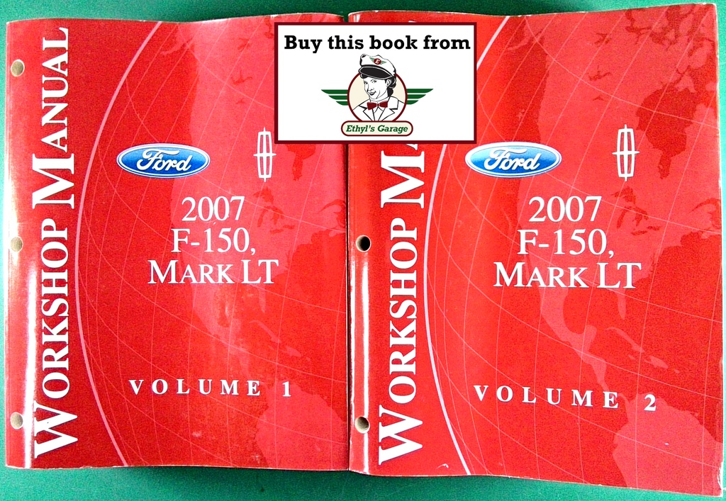 2007 Ford F-150 Lincoln Mark LT Pickup Original Factory OEM Shop Service Repair Workshop Manual Set
