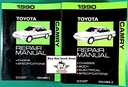 1990 Toyota Camry OEM Factory Shop Service Repair Manual 2 Vol Set