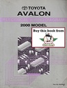 2000 Toyota Avalon OEM Shop Service Repair Electrical Wiring Diagram Manual