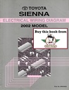 2002 Toyota Sienna OEM Electrical Wiring Diagram Manual
