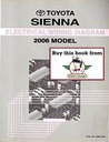 2006 Toyota Sienna Factory OEM Electrical Wiring Diagram Manual