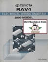 2000 Toyota RAV4 OEM Electrical Wiring Diagram Manual