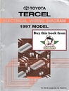 1997 Toyota Tercel OEM Shop Service Repair Electrical Wiring Diagram Manual