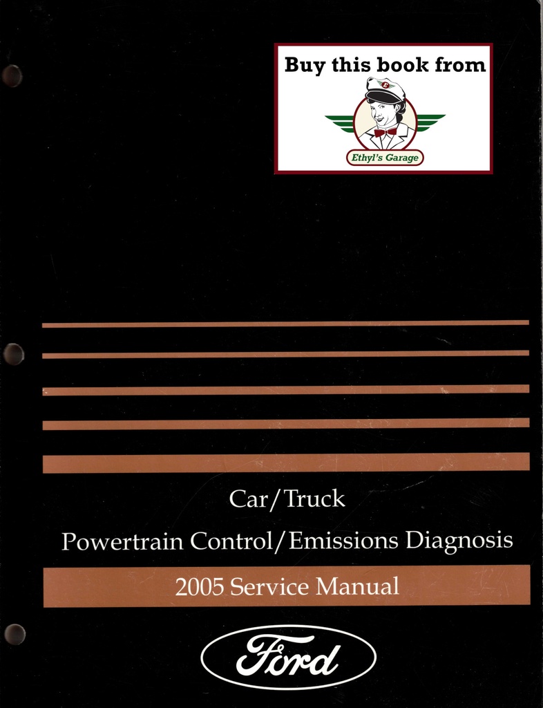 2005 Ford Car/Truck Powertrain Control/Emissions Diagnosis Original OEM Factory Service Manual