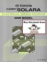 2008 Toyota Camry Solara OEM Shop Service Repair Electrical Wiring Diagram Manual