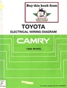 1986 Toyota Camry OEM Shop Service Repair Electrical Wiring Diagram Manual