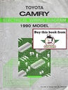 1990 Toyota Camry OEM Shop Service Repair Electrical Wiring Diagram Manual