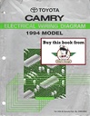 1994 Toyota Camry OEM Electrical Wiring Diagram Shop Manual