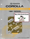 1991 Toyota Corolla AE92 AE95 OEM Shop Service Repair Electrical Wiring Diagram Manual